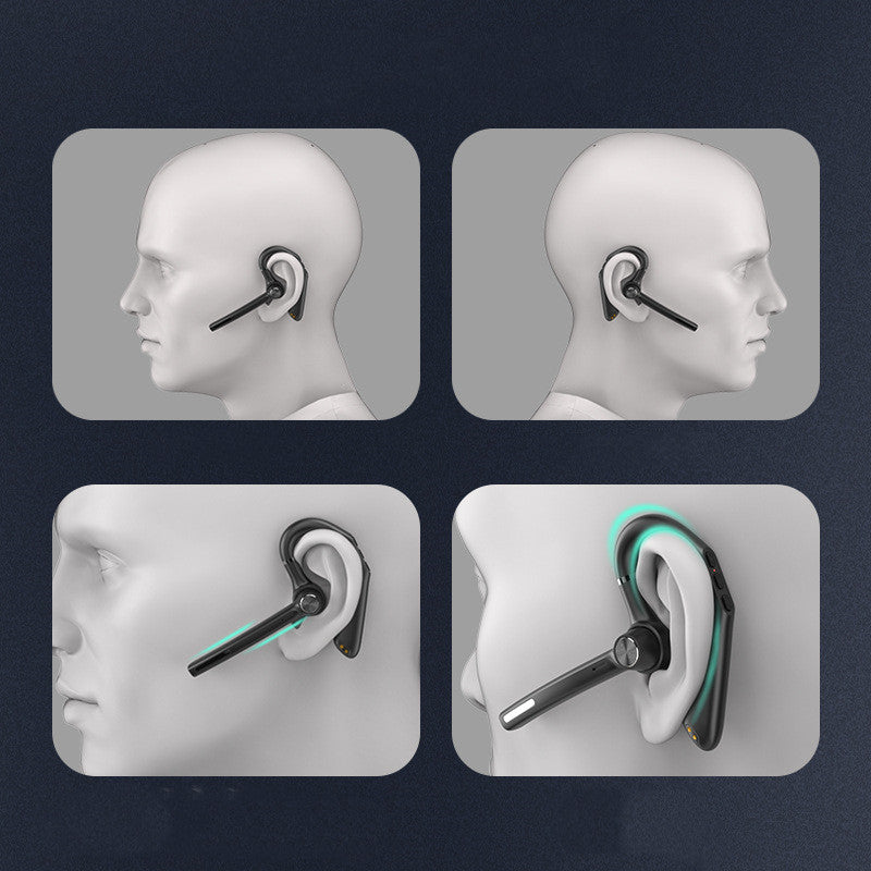 Wireless Ear-mounted Business Bluetooth Headset For Driving