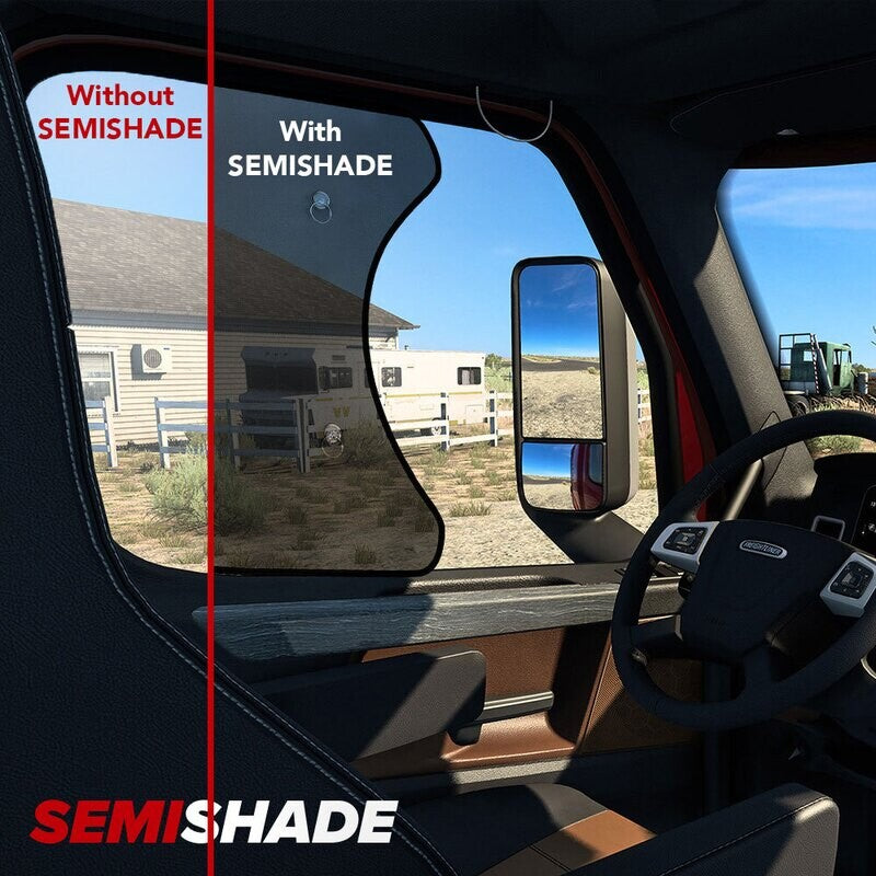 SEMI-SHADE™ Freightliner window shades