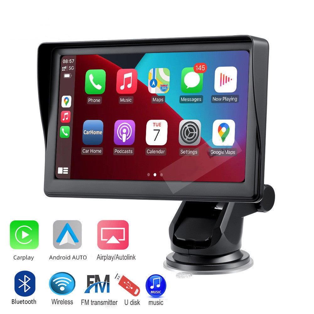 Smart Screen Carplay - Upgrade Your vehicle Today! Plug and Play Quick Install, Suitable for All Cars, 7 Inch IPS Touch Screen, Multimedia Player with Bluetooth, Mirror Link, Backup Camera