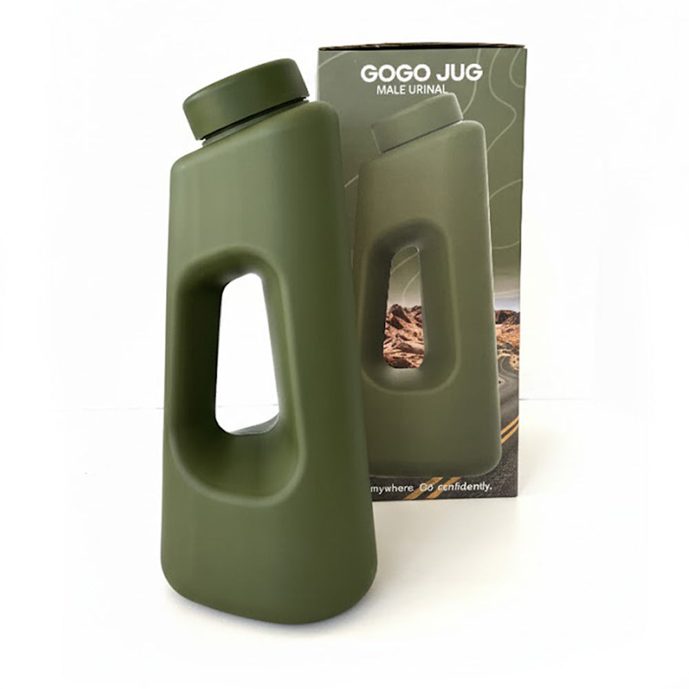 Gogo Jug - Trucker's Portable Male Urinal - Large 42oz Capacity