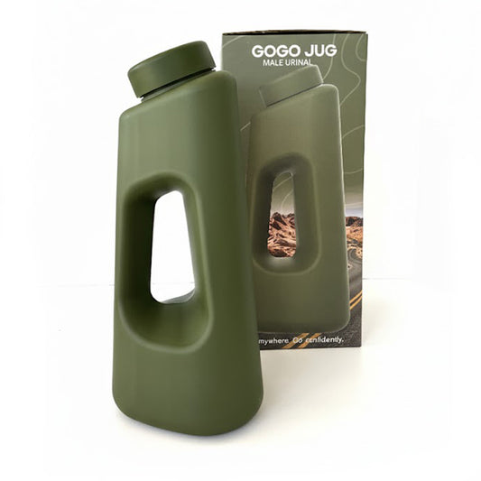 Gogo Jug - Trucker's Portable Male Urinal - Large 42oz Capacity