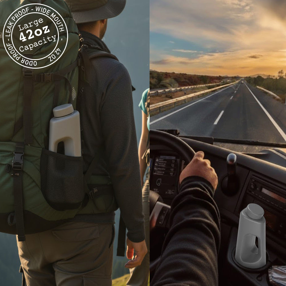 Gogo Jug - Trucker's Portable Male Urinal - Large 42oz Capacity