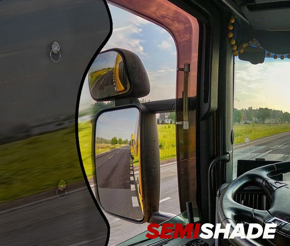 SEMI-SHADE™ kenworth T680 / T880 / W990 Side Windows Sun Shade