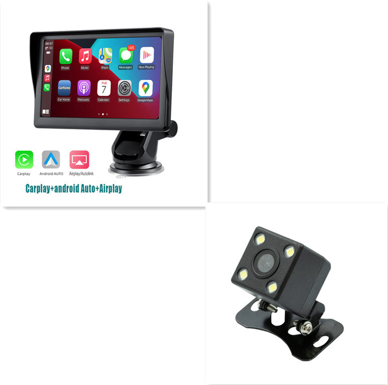 Smart Screen Carplay - Upgrade Your vehicle Today! Plug and Play Quick Install, Suitable for All Cars, 7 Inch IPS Touch Screen, Multimedia Player with Bluetooth, Mirror Link, Backup Camera